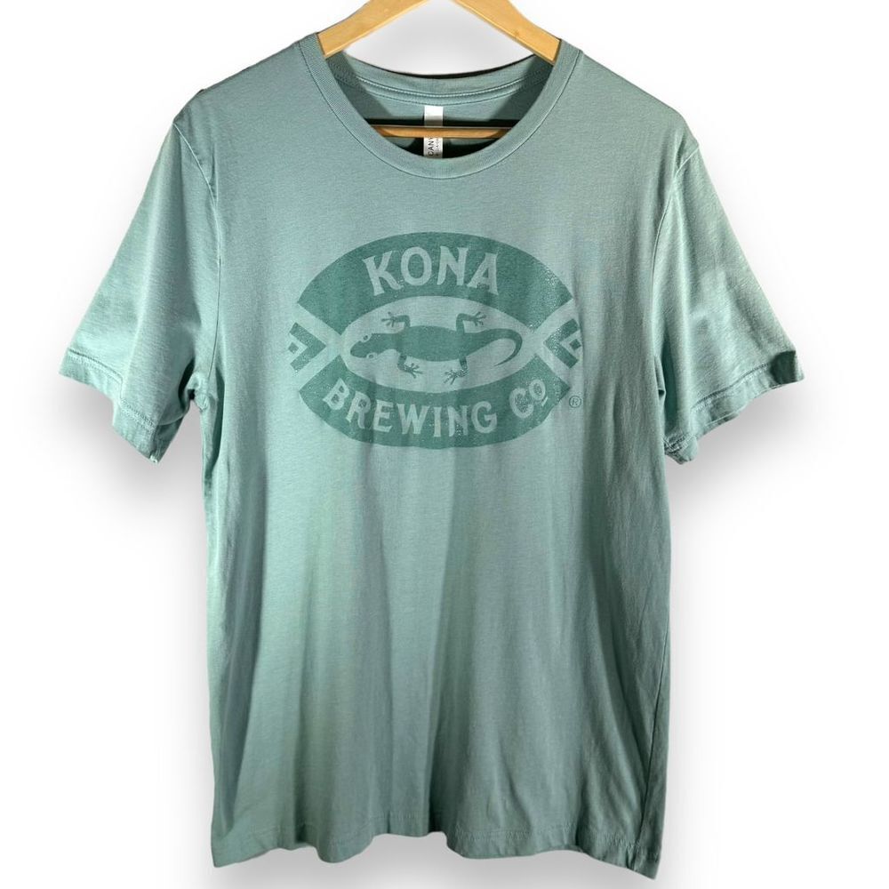 Kona Brewing Co. Bella Canvas Men's S, XXL Green Graphic T-Shirt Short Sleeve